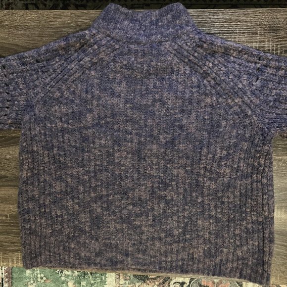 Madewell Pointelle Mockneck Pullover Knit Sweater - Picture 3 of 5